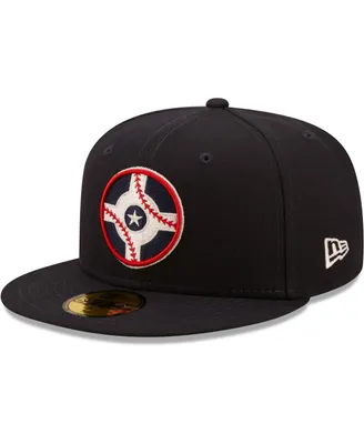Men's New Era Navy Indianapolis Indians Authentic Collection 59FIFTY Fitted Hat