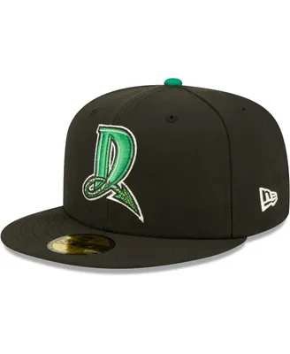 Men's New Era Black Dayton Dragons Authentic Collection 59FIFTY Fitted Hat