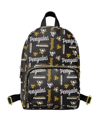 Youth Girls Foco Black Pittsburgh Penguins Repeat Brooklyn Mini Backpack