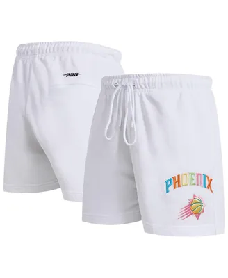 Men's Pro Standard White Phoenix Suns Washed Neon Shorts