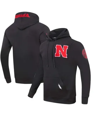 Men's Pro Standard Black Nebraska Huskers Classic Pullover Hoodie