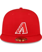 Men's New Era Red Arizona Diamondbacks Sidepatch 59FIFTY Fitted Hat