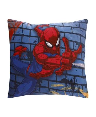 Marvel Spiderman Wall Crawler Toddler Pillow, 12" x 3.5"