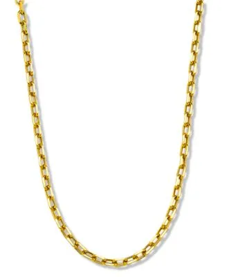 Paperclip Link Chain Necklace 3 5 8mm Collection In 14k Gold
