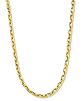 Paperclip Link Chain Necklace 3 5 8mm Collection In 14k Gold