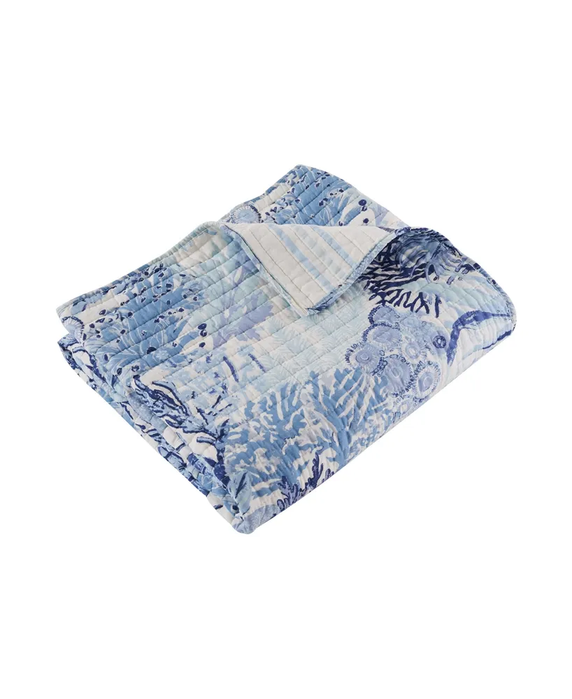 Levtex Reef Dream Reversible Quilted Throw, 50" x 60"