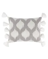 Levtex Wexford Embroidered Decorative Pillow, 16" Round