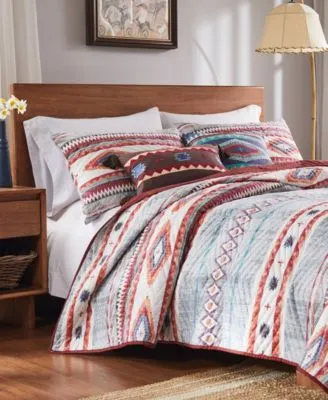 Greenland Home Fashions Kiva Southwestern Boho Quilt Set Collection