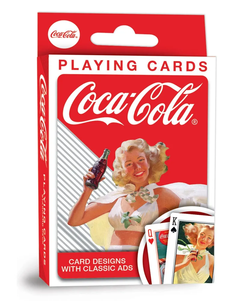 Masterpieces Coca-Cola Classic Ads Playing Cards - 54 Card Deck