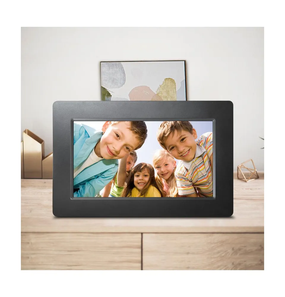 Sungale 7 inch Digital Photo Frame, Black, 1024x600 - Usb & Sd card Support
