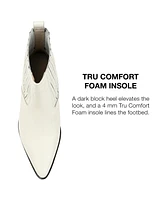 Journee Signature Women's Markka Stretch Gore Block Heel Booties