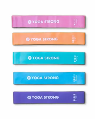 Yoga Strong Mini Resistance Bands for Strength & Mobility Training