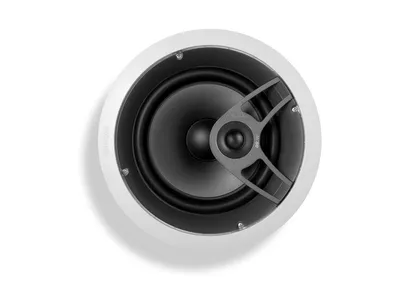 In-ceiling loudspeaker with 8-inch driver - White