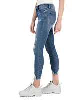 Celebrity Pink Juniors' Mid Rise Cropped Ankle Skinny Jeans