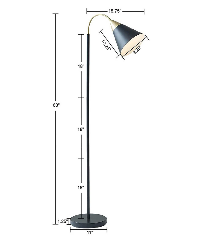 Ink+Ivy Beacon Arched Floor Lamp