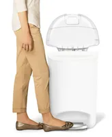 simplehuman 50 Litre Plastic Semi-Round Step Can