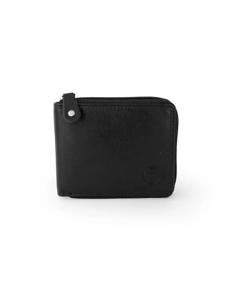 Men's Zip Around Billfold Wallet