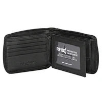 Club Rochelier Men's Zip Around Billfold Wallet