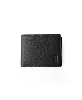 Men's Slim Wallet with Zippered Pocket