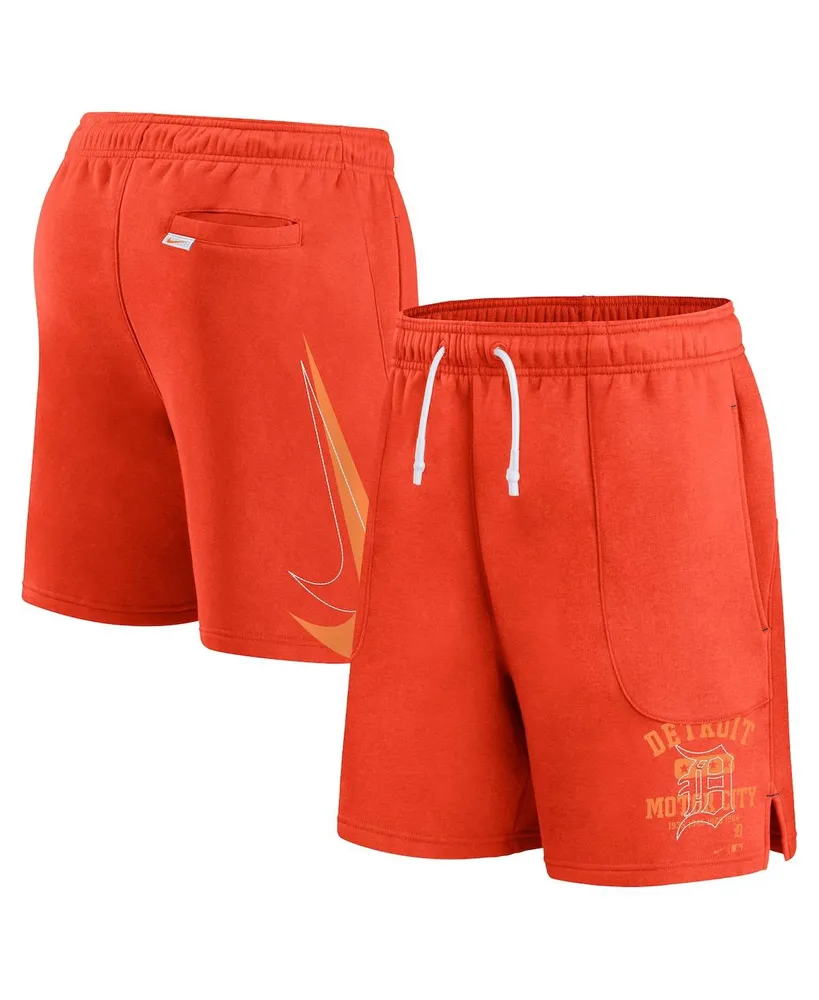 Men's Nike Orange Detroit Tigers Statement Ball Game Shorts