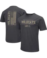 Men's Colosseum Heather Black New Hampshire Wildcats Oht Military-Inspired Appreciation Flag 2.0 T-shirt