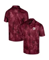 Men's Colosseum Maroon Texas A&M Aggies Big and Tall Palms Polo Shirt