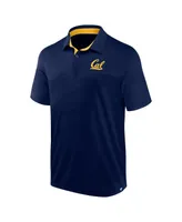 Men's Fanatics Heather Navy Cal Bears Classic Homefield Polo Shirt