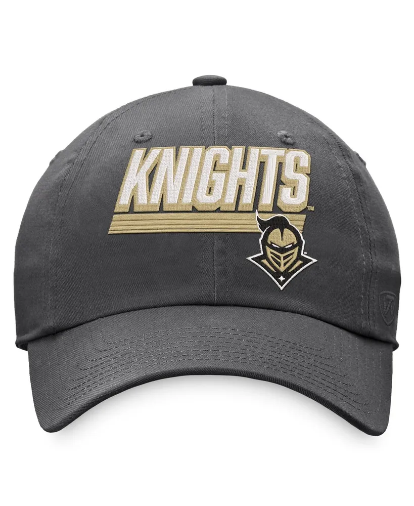 Men's Top of the World Charcoal Ucf Knights Slice Adjustable Hat