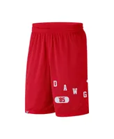 Men's Nike Red Georgia Bulldogs Wordmark Performance Shorts