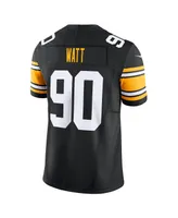 Men's Nike T.j. Watt Black Pittsburgh Steelers Vapor F.u.s.e. Limited Jersey