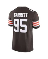 Men's Nike Myles Garrett Brown Cleveland Browns Vapor F.u.s.e. Limited Jersey