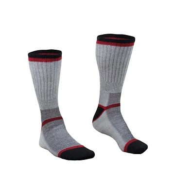 RefrigiWear Men's Moisture Wicking Breathable Performance 9-Inch Work Sock