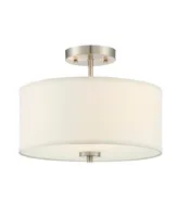 Trade Winds Lighting Cassie 2-Light Semi-Flush Ceiling Light