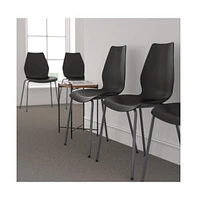 Multipurpose Home Office Stack Chair With Lumbar Support