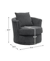White Label Dickinson 33.5" Swivel Chair