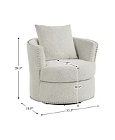 White Label Dickinson 33.5" Swivel Chair