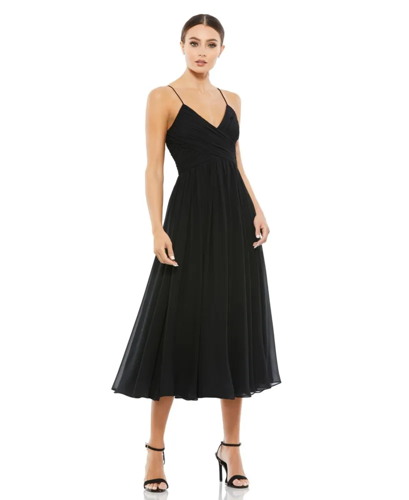 Women's Ieena Faux Wrap Sleeveless Flowy Dress