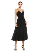 Women's Ieena Faux Wrap Sleeveless Flowy Dress