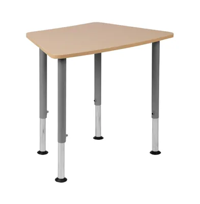 Emma+Oliver Hex Collaborative Adjustable Student Desk - Home And Classroom