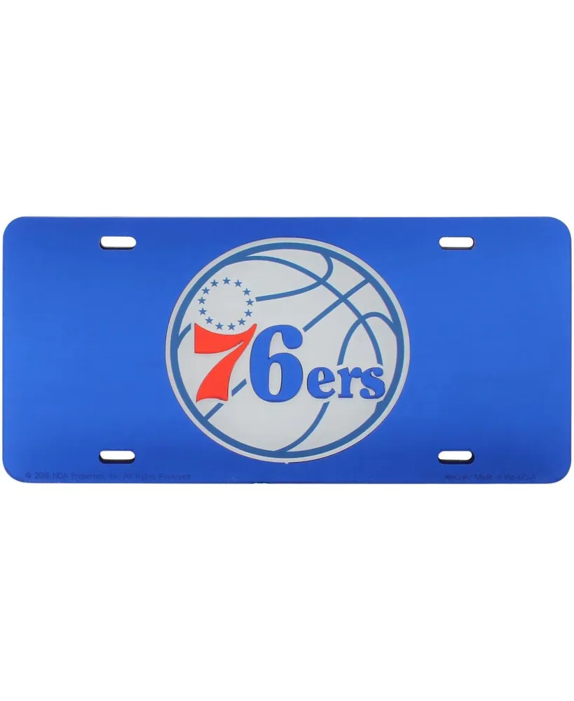 Wincraft Philadelphia 76ers Crystal Mirror License Plate