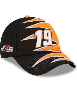 Men's New Era Black, Orange Martin Truex Jr 9FORTY Zig Zag Snapback Adjustable Hat