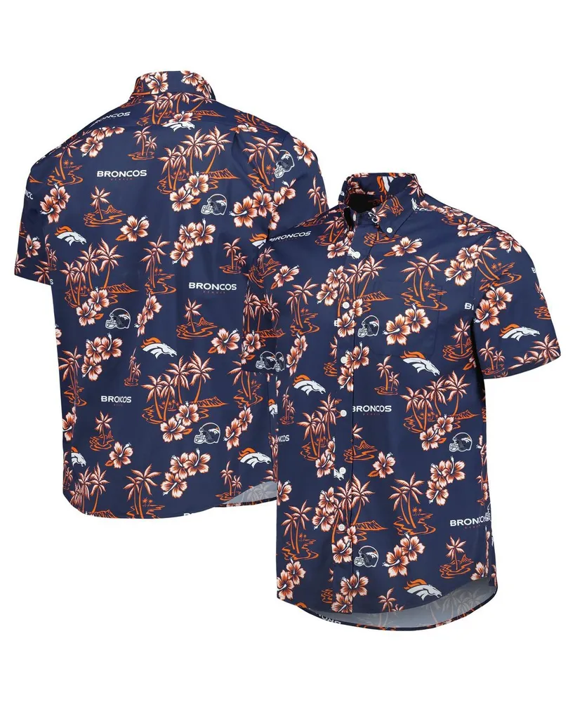 Reyn Spooner Men's Reyn Spooner Navy Denver Broncos Kekai Button