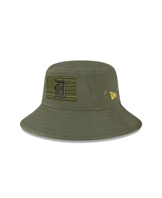 Men's New Era Green Detroit Tigers 2023 Armed Forces Day Bucket Hat