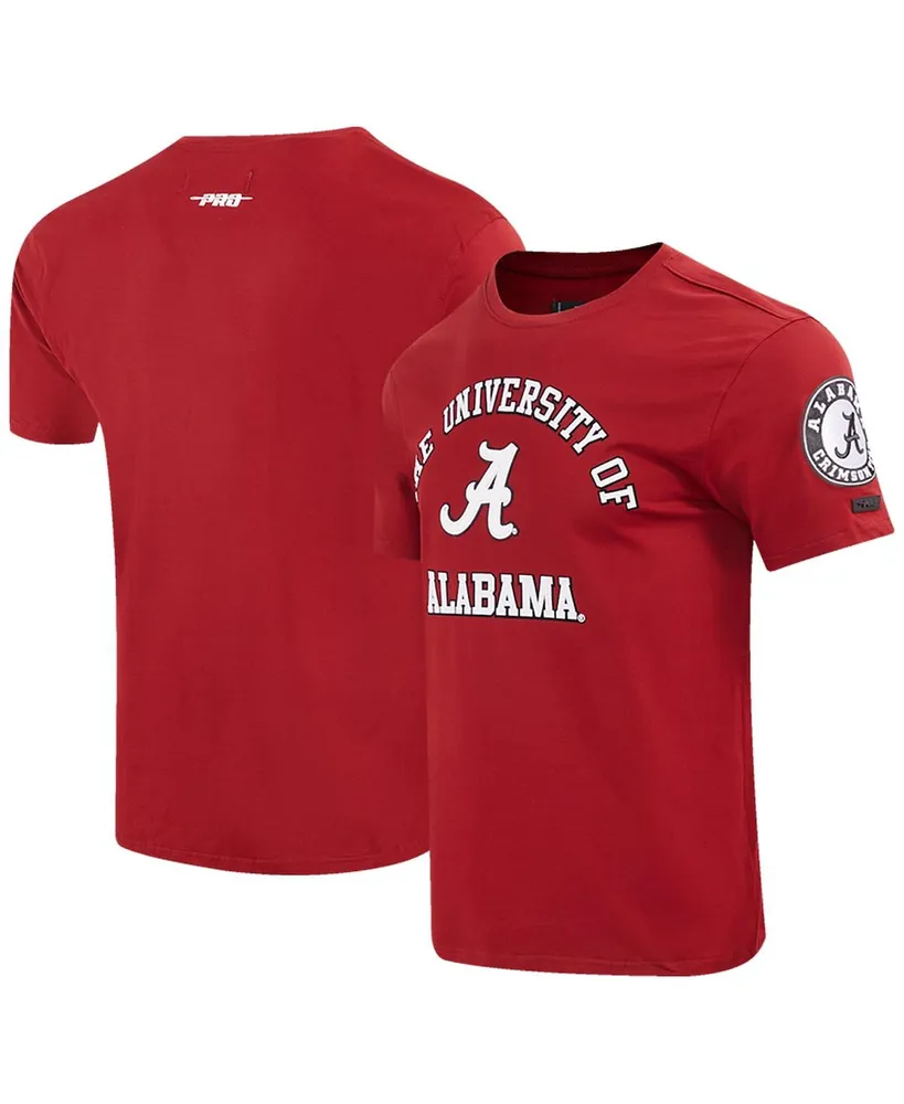 Men's Pro Standard Crimson Alabama Tide Classic Stacked Logo T-shirt