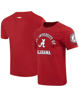 Men's Pro Standard Crimson Alabama Crimson Tide Classic Stacked Logo T-shirt