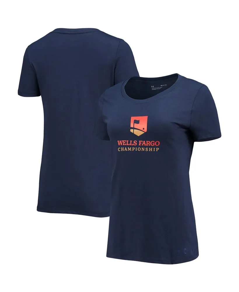 Women's Under Armour Navy Wells Fargo Championship T-shirt