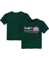 Toddler Boys and Girls Nike Hunter Green Colorado Rockies City Connect Graphic T-shirt