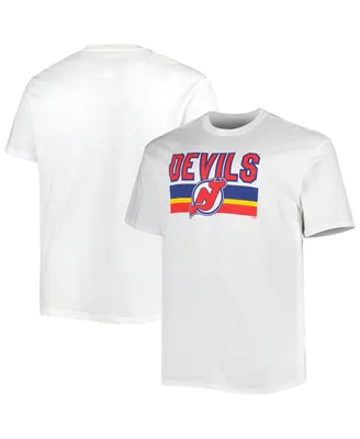 Men's Fanatics White New Jersey Devils Big and Tall Special Edition 2.0 T-shirt