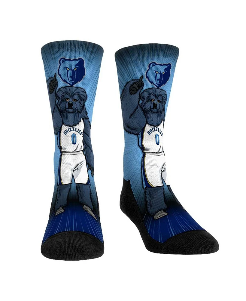 Men's and Women's Rock 'Em Socks Memphis Grizzlies Mascot Pump Up Crew