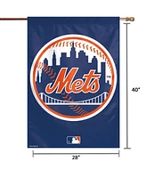 Wincraft New York Mets 28" x 40" Circle Logo Single-Sided Vertical Banner